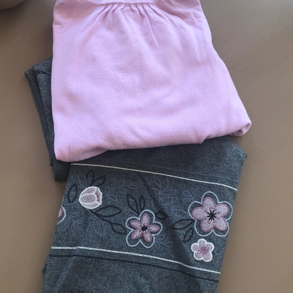 Gray wool skirt